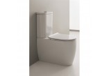 Becken WC kompaktowa Scarabeo Moon 66x36x42 cm weiß- sanitbuy.pl