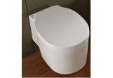 Becken WC hängend Scarabeo Bucket CLEAN FLUSH 53,5x36cm, weiß