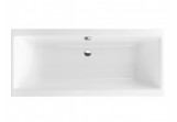 Badewanne Excellent Pryzmat Slim rechteckig 160,5x75,5 cm Acryl-, weiß 