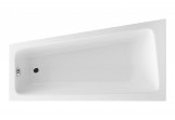 Badewanne Excellent Ava Side Eck- 150x80,5 cm Acryl- links, weiß