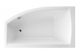 Badewanne Excellent Magnus Eck- 150x85,5 cm Acryl- links, weiß