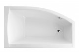 Badewanne Excellent Magnus Eck- 150x85,5 cm Acryl- rechts, weiß