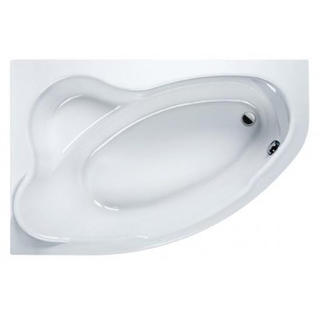 Asymmetrische badewanne Sanplast 100x140 cm, Version links, weiß- sanitbuy.pl