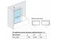 Excellent Actima Seria 900 Parawan nawannowy jednoczęściowy 73x145 cm mit Griff Handtuch-, profile Chrom Glas transparent - sanitbuy.pl