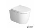 Becken WC Duravit ME by Starck abgehängt Compact Rimless 37x48 cm, Tiefspül-, weiß mit Schicht WonderGliss- sanitbuy.pl