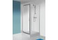 Tür Schiebe- SanPlast TX 120x190cm Glas transparent, weißes Profil, Einstiegbreite 500 mm, Glass Protect- sanitbuy.pl