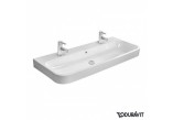 Waschtisch mit unterschrank Duravit Happy D.2 geschliffen 120x50,5 cm, z dwoma Hahnlöcher, z Überlauf, weiß - sanitbuy.pl