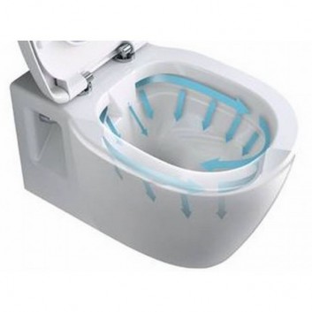 Wand-wc WC Ideal Standard 36,5x54 cm Connect Rimles Aquablade weiß- sanitbuy.pl