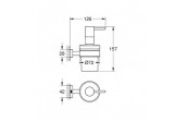 Seifenspender Grohe Essentials Cube mit Griff Chrom 