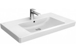 Waschtisch mit unterschrank Villeroy&Boch Subway 2.0, 80x47 cm, z 1 otworem, z Überlauf, weiß- sanitbuy.pl