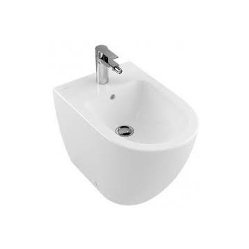 Bidet stehend Villeroy&Bich Subway 2.0, 37x56 cm, mit einem Anschluss na baterię, z Überlauf, weiß- sanitbuy.pl