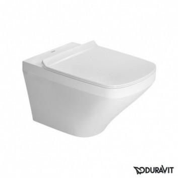 Becken WC Duravit DuraStyle abgehängt Rimless 37x54 cm, Tiefspül-, weiß mit Schicht WonderGliss- sanitbuy.pl