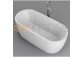 Badewanne freistehend Massi Elegant, 170x80x60 cm, ohne Überlauf, weiß- sanitbuy.pl