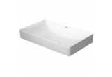 Aufsatzwaschtisch Duravit DuraSquare 60x34,5 cm ohne Hahnloch, ohne Überlauf weiß