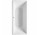 Badewanne rechteckig Duravit DuraSquare 180x80 cm z bezszwową obudową links, weiß 