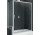 Tür Schiebe- Novellini Kali 2P 100x195cm Glas transparent, silbernes Profil