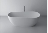 Badewanne freistehend Marmite Sandy 170x70x60cm ze zintegrowanym Überlauf weiß- sanitbuy.pl