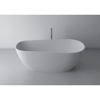 Badewanne freistehend Marmite Sandy 170x70x60cm ze zintegrowanym Überlauf weiß- sanitbuy.pl