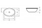 Unterbauwaschtisch Villeroy & Boch Loop&Friends 48,5x32,5 cm, z Überlauf, mit Schicht CeramicPlus, weiß Weiss Alpin - sanitbuy.pl