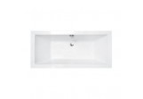 Badewanne rechteckig Besco Quadro 170x75 cm weiß 