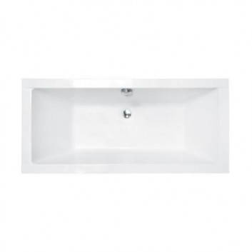 Badewanne rechteckig Besco Quadro 155x70 cm weiß - sanitbuy.pl