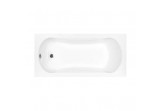 Badewanne rechteckig Besco Aria 160x70 cm weiß 