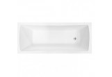 Badewanne rechteckig Besco Optima Premium 160x70 cm weiß