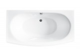 Badewanne rechteckig Besco Telimena 160x75 cm weiß