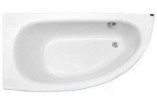 Asymmetrische badewanne links Besco Milena 150x70cm weiß- sanitbuy.pl