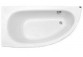 Asymmetrische badewanne links Besco Milena 150x70cm weiß- sanitbuy.pl