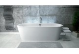 Badewanne freistehend ohne Verkleidung Besco Victoria 160x75cm weiß
