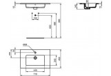 Aufsatzwaschtisch Ideal Standard Connect 71x45 cm weiß