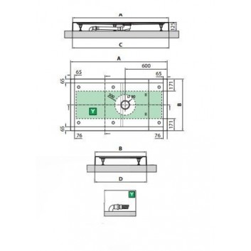 Duschwanne Novellini Olympic 120x80 cm - niedrig- sanitbuy.pl