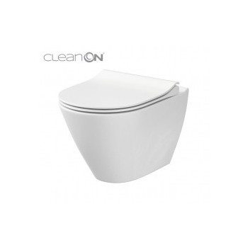 Wand-wc Cersanit City Oval 51x35cm Clean On weiß- sanitbuy.pl