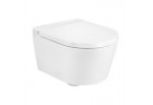 Becken WC hängend Roca Inspira Rimless Compacto 37x48 cm weiß 