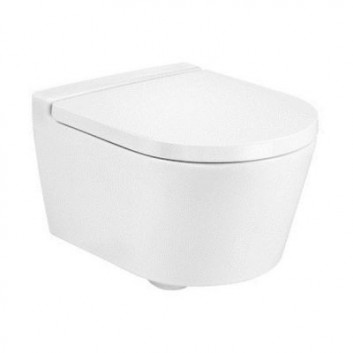 Becken WC hängend Roca Inspira Rimless Compacto 37x48 cm weiß - sanitbuy.pl