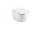 Becken WC abgehängt Ravak Uni Chrome RimOff 36x51x35 cm bez kołniarza, weiß 