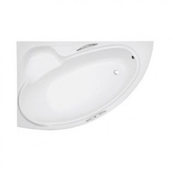Eck-badewanne Besco Bianka 150x95 cm asymmetrisch links weiß - sanitbuy.pl