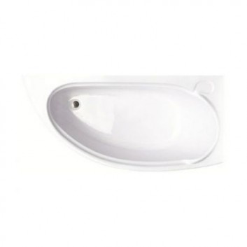 Eck-badewanne Besco Bianka 150x95 cm asymmetrisch rechts weiß- sanitbuy.pl