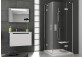 Duschkabine rechteckig Ravak SmartLine SMSRV4 80x80x190 cm mit Schicht AntiCalc, profile Chrom Glas transparent - sanitbuy.pl