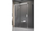 Tür Dusch- Ravak Matrix MSDPS-100/100 L mit Seitenwand weiß + transparent 