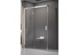 Tür Dusch- Ravak Matrix MSDPS-100/100 L mit Seitenwand weiß + transparent - sanitbuy.pl