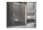 Tür Dusch- Ravak Matrix MSDPS-110/80 R mit Festwand weiß + transparent 