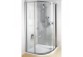 Duschkabine Ravak Pivot PSKK3-100 halbrund polerowane aluminium + transparent PSKK3 - sanitbuy.pl