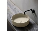 Waschtisch Cielo Shui Comfort zum Aufsetzen, oval, 60x38 cm, Muschio- sanitbuy.pl