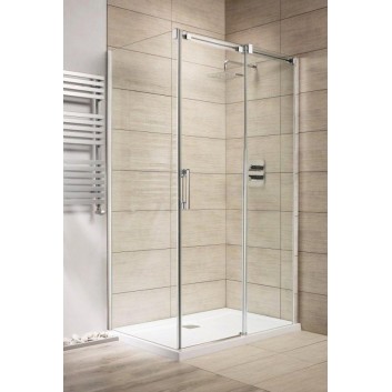 Tür Dusch- 140 links Radaway Espera KDJ Glas transparent, profil Chrom- sanitbuy.pl