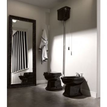 Becken WC stehend Kerasan Retro schwarz - sanitbuy.pl