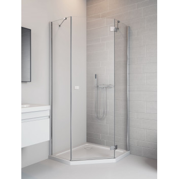 Kabine Radaway Essenza New PTJ symmetrisch links, 90x90- sanitbuy.pl