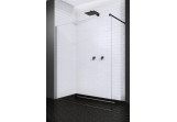 Wand Walk-In Radaway Modo New Black II 80, 78.5-79.5x200cm, czarne, Glas transparent