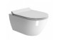 Becken WC GSI Norm 55x36cm hängend bezrantowa mit WC-Sitz mit Softclosing + Set mocujący, weiß- sanitbuy.pl